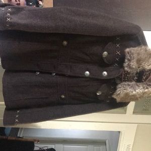 tasha polizzi wool jacket small